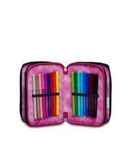 SEVEN CLOUDY SHAPES 3 zip pencil case with school kit Bluedeep - Cases and Accessories - 4