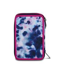 SEVEN CLOUDY SHAPES 3 zip pencil case with school kit Bluedeep - Cases and Accessories - 7