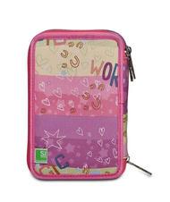 SJGANG EVER RAYLY GIRL 3 zip pencil case with school kit summer rose - Cases and Accessories - 7