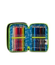 SJGANG EVER URBY BOY 3 zip pencil case with school kit Black - Cases and Accessories - 5