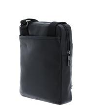 PIQUADRO AKRON Flat leather bag Black - Over-the-shoulder Bags for Men - 3