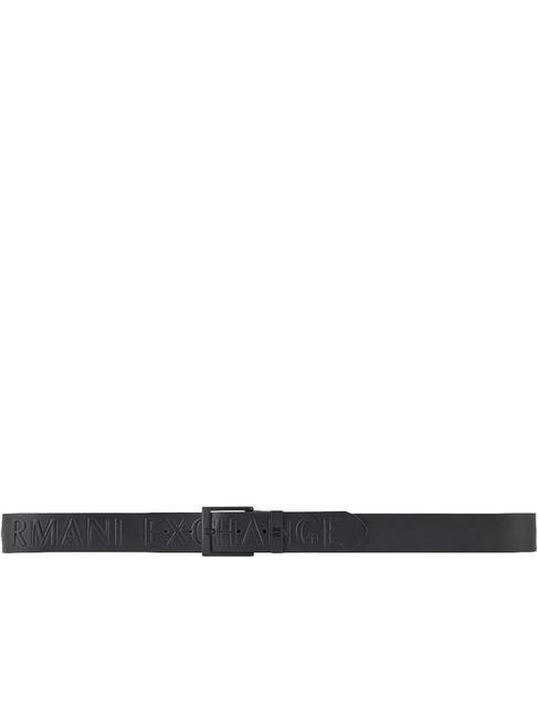 A|X LEATHER Leather belt Black - Belts