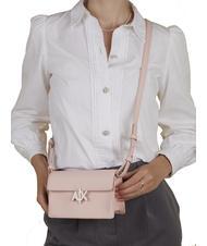 ARMANI EXCHANGE A|X LOGO Mini shoulder bag pink stop - Women&rsquo;s Bags - 4