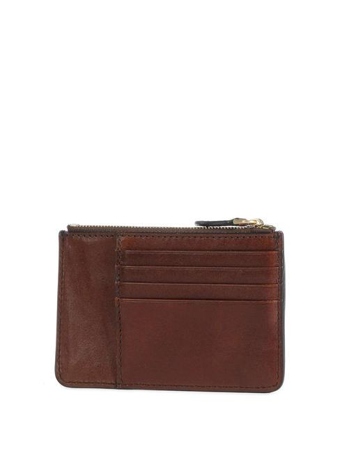 BETTINA  Leather coin purse BROWN - Women’s Wallets