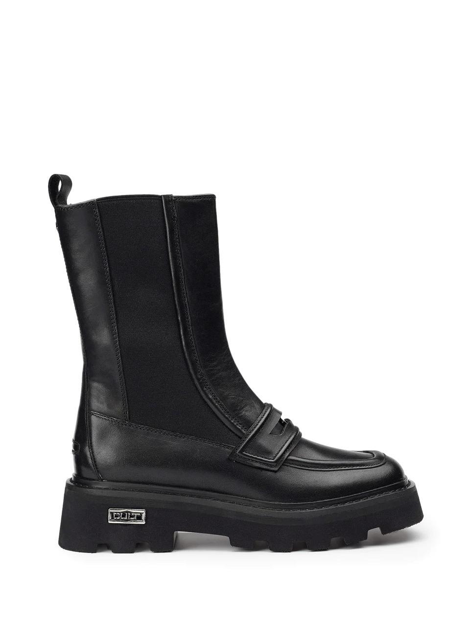 Cult Skin 3982 Moccasin Silhouette Ankle Boots Black Buy At Outlet Prices