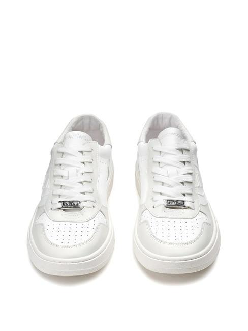 IRON 3992 Embossed logo leather sneakers white - Men’s shoes