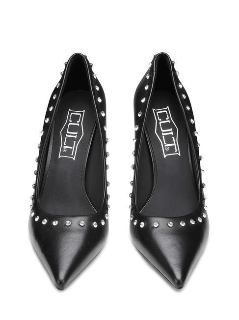 QUEEN 3878 Leather pumps with applications black - Women&rsquo;s shoes