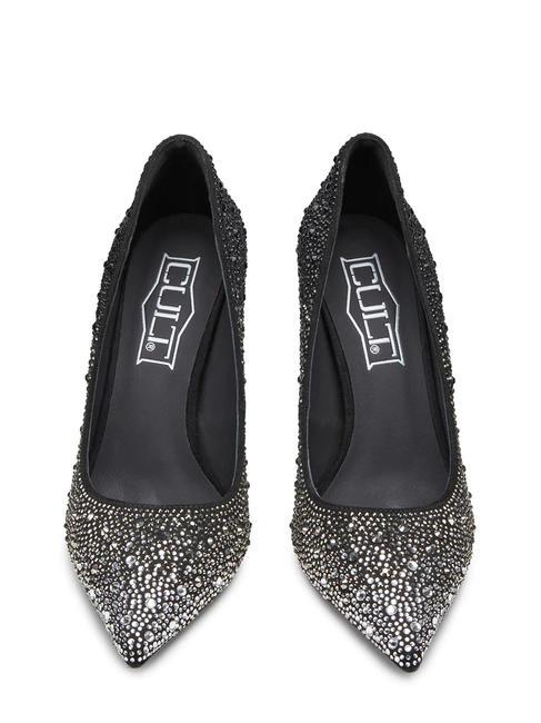 QUEEN 3877 High pumps with crystals black - Women’s shoes