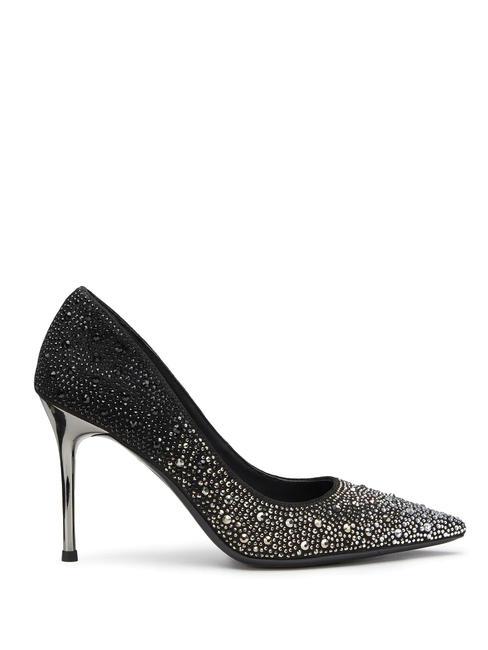 QUEEN 3877 High pumps with crystals black - Women’s shoes