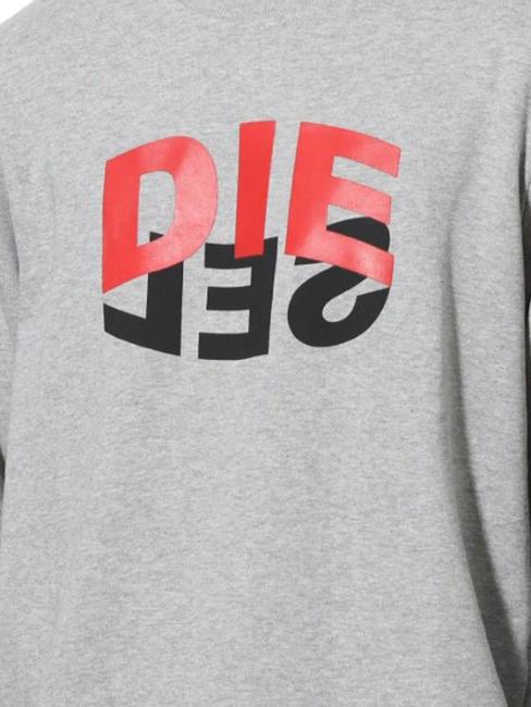 S-GIRK Cotton crewneck sweatshirt grey - Sweatshirts