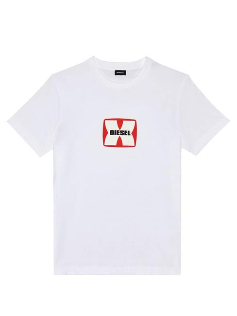 T-DIEGOR Cotton T-shirt white - T-shirt