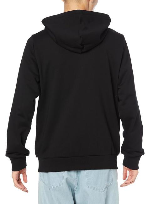 S-GIRK Full zip sweatshirt with hood black - Sweatshirts