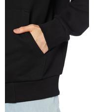 DIESEL S-GIRK Full zip sweatshirt with hood black - Sweatshirts - 4