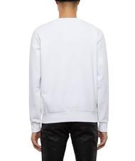 DIESEL S-GIRK Cotton crewneck sweatshirt white - Sweatshirts - 2