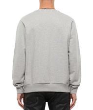 DIESEL S-GIRK Cotton crewneck sweatshirt grey - Sweatshirts - 2