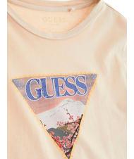GUESS FUJI EASY  Cotton T-Shirt calm sands multi - T-shirt - 5