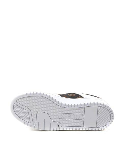 MIRAM 2 Sneakers White / Brown - Women&rsquo;s shoes