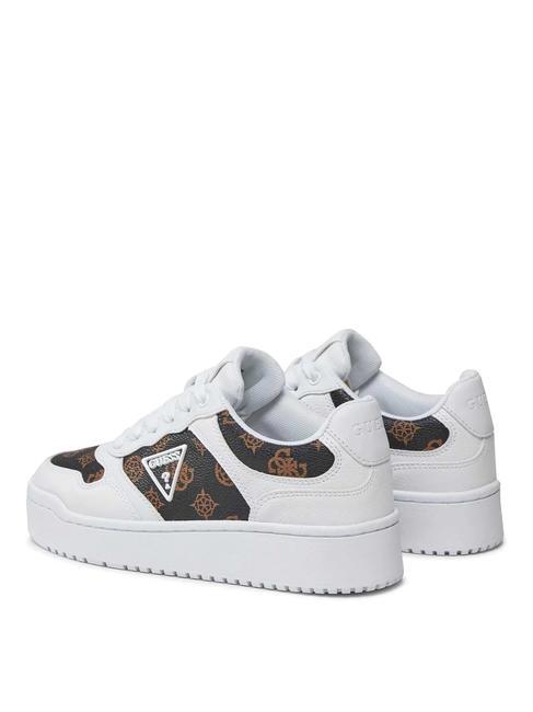 MIRAM 2 Sneakers White / Brown - Women&rsquo;s shoes