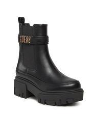 GUESS YELMA Metallic logo ankle boots BLACK - Women’s shoes - 3