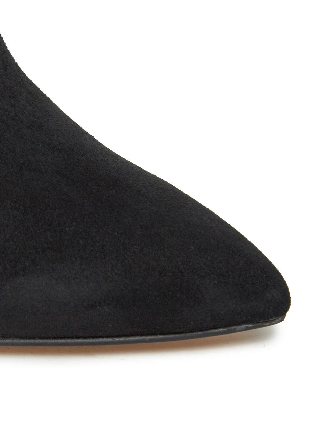 Guess Avish High Suede Ankle Boots Black Buy At Outlet Prices