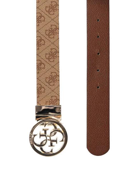 NOELLE  Reversible belt MILK LOGO - Belts