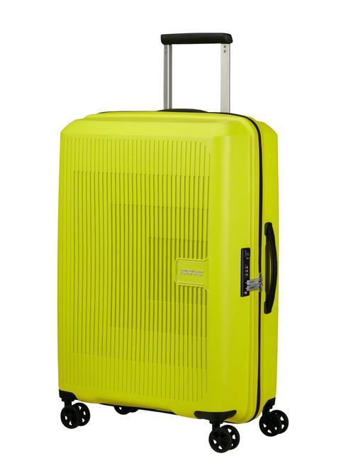 AEROSTEP Expandable medium size trolley light lime - Rigid Trolley Cases