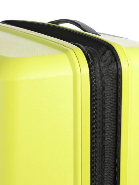 AEROSTEP Expandable medium size trolley light lime - Rigid Trolley Cases