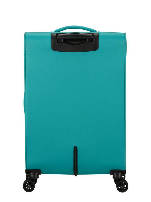 SEA SEEKER Medium size trolley aqua / green - Semi-rigid Trolley Cases