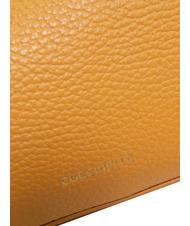 COCCINELLE LILY Mini leather bag with chain handle apricot - Women’s Bags - 3