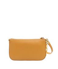 COCCINELLE LILY Mini leather bag with chain handle apricot - Women’s Bags - 4