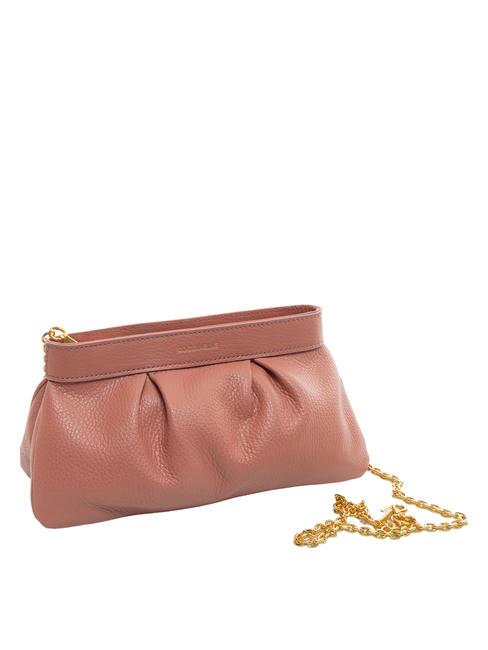 AGAVE Shoulder bag, in leather camellia - Women&rsquo;s Bags