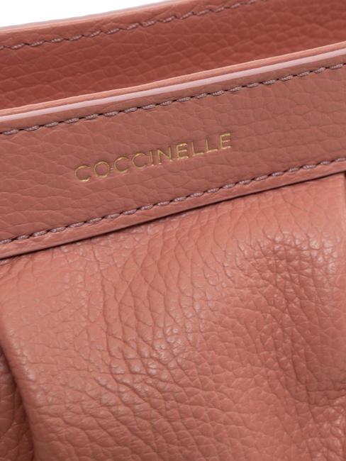 AGAVE Shoulder bag, in leather camellia - Women&rsquo;s Bags