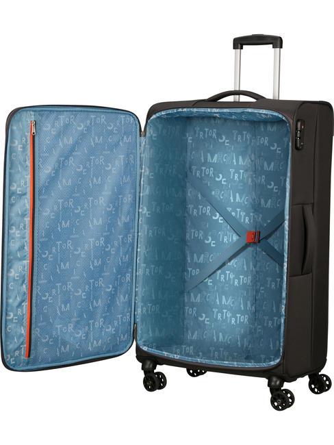 SEA SEEKER Extra-large size trolley charcoal gray - Semi-rigid Trolley Cases