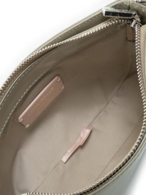 LILY SHINY CALF Mini leather bag with chain handle mulberry - Women&rsquo;s Bags