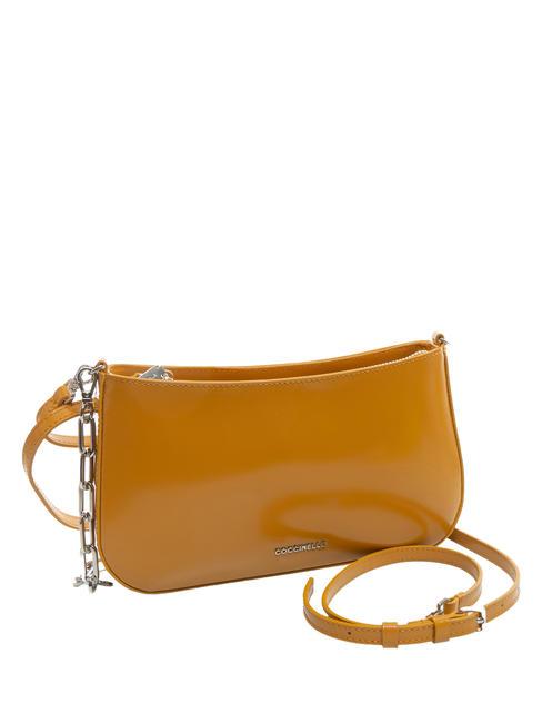 LILY SHINY CALF Mini leather bag with chain handle resin - Women’s Bags