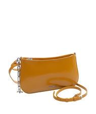 COCCINELLE LILY SHINY CALF Mini leather bag with chain handle - Women’s Bags