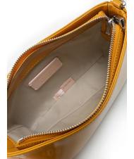 COCCINELLE LILY SHINY CALF Mini leather bag with chain handle resin - Women’s Bags - 5