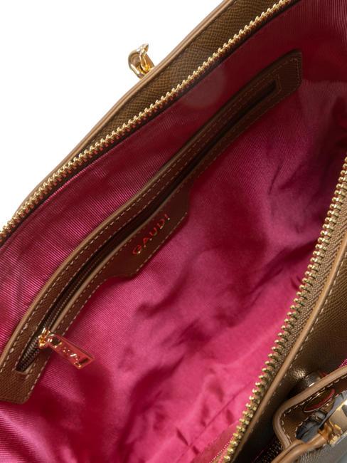 ZAFFIRA Folder bag with chain handles camel - Women’s Bags