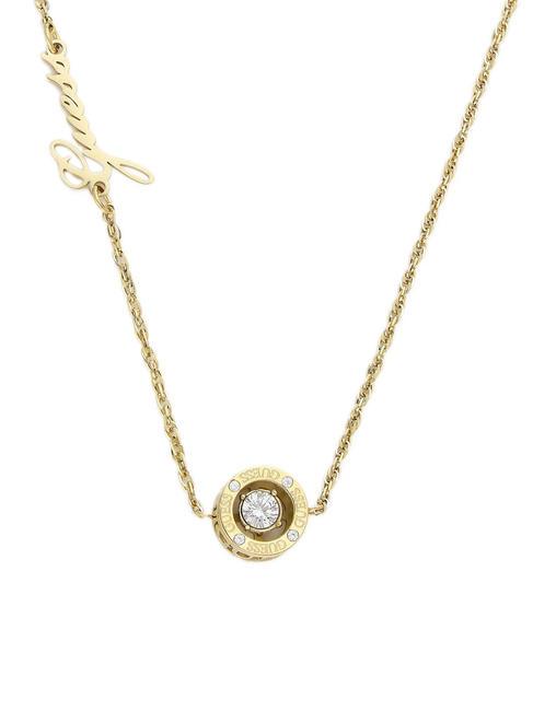 SOLITAIRE Necklace with charm yellow gold - Necklaces