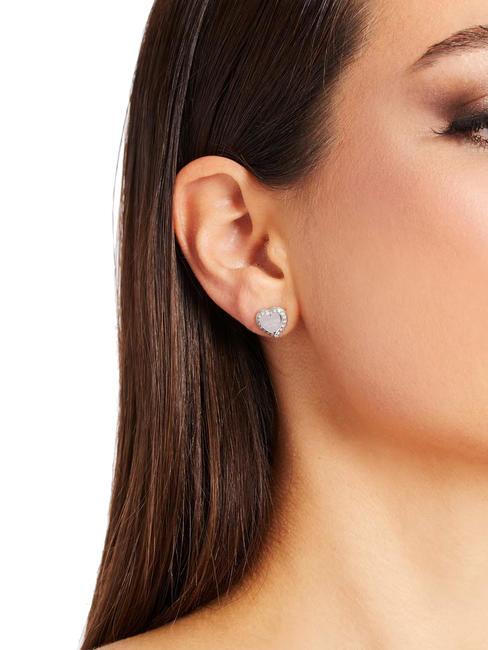 FINE HEART Earrings SILVER - Earrings