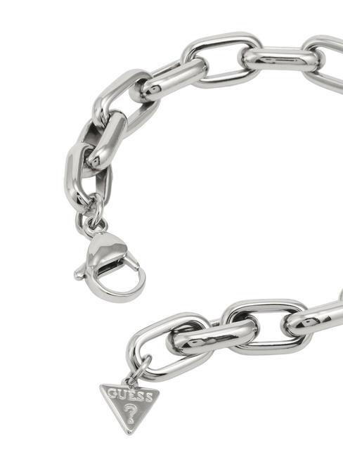 FALLING IN LOVE Bracelet with heart and chain SILVER - Bracelets