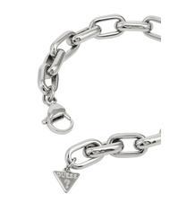 GUESS FALLING IN LOVE Bracelet with heart and chain SILVER - Bracelets - 3
