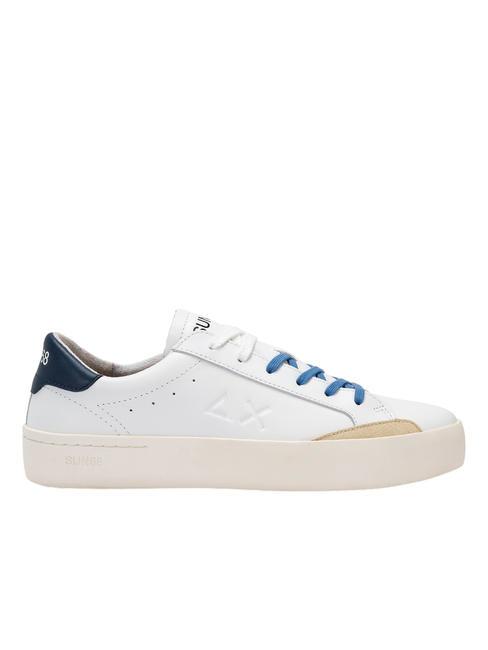 STREET LEATHER Sneakers white/navy blue - Men’s shoes