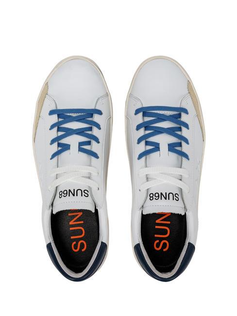STREET LEATHER Sneakers white/navy blue - Men’s shoes