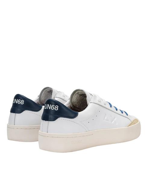 STREET LEATHER Sneakers white/navy blue - Men’s shoes