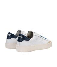 SUN68 STREET LEATHER Sneakers white/navy blue - Men’s shoes - 4
