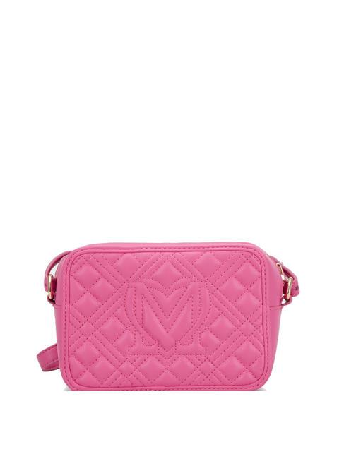 QUILTED Shoulder camera bag fuchsia - Women’s Bags