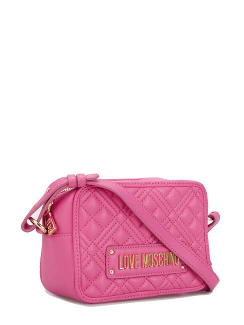 QUILTED Shoulder camera bag fuchsia - Women’s Bags
