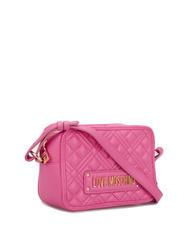 LOVE MOSCHINO QUILTED Shoulder camera bag fuchsia - Women’s Bags - 3