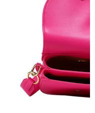 LOVE MOSCHINO SADDLE Mini shoulder bag, with shoulder strap fuchsia - Women’s Bags - 4